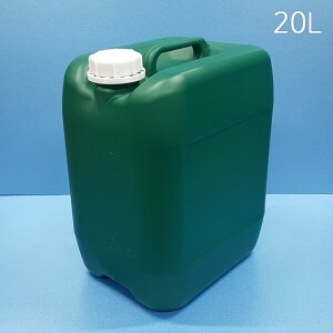 20L 말통 녹색 [낱개]사각말통 소스통 액젓통 간장통 석유통 약수통(IS)